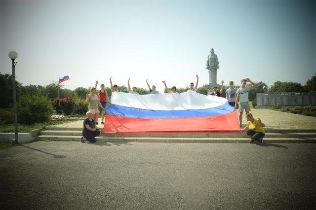 Пятиборье ГТО, посвященное Дню Государственного флага России  в Ивановке