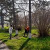 В рамках месячника чистоты проводятся субботники по наведению санитарного порядка на территории поселения! 
